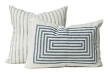 Load image into Gallery viewer, Kora Blue/Grey Cushion Cover
