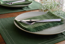 Load image into Gallery viewer, OLIVE GREEN HANDCRAFTED PLACEMAT
